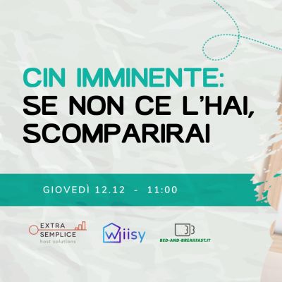 CIN, ultima chiamata: Se non ce l’hai, scomparirai