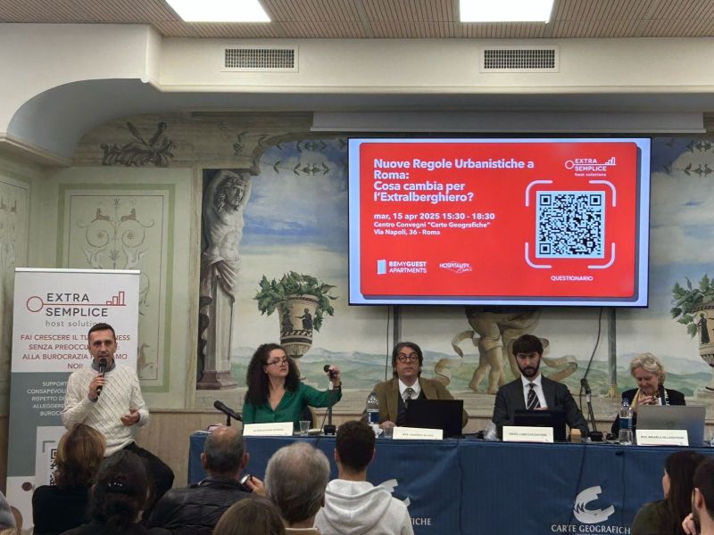 Confronto pubblico sull’extralberghiero a Roma Extrasemplice accende i riflettori sulla Variante al Piano Regolatore Generale_